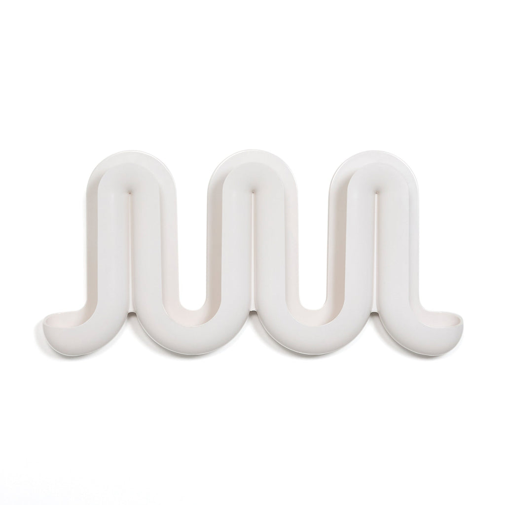 Swell Coat Rack &amp; Wall Organizer - Cream