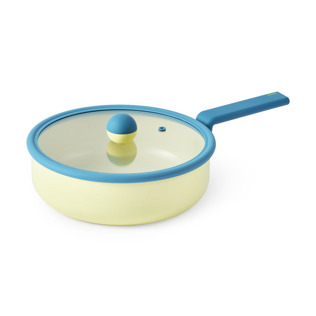Geometric Non-Stick Cookware with Lid - Multipan
