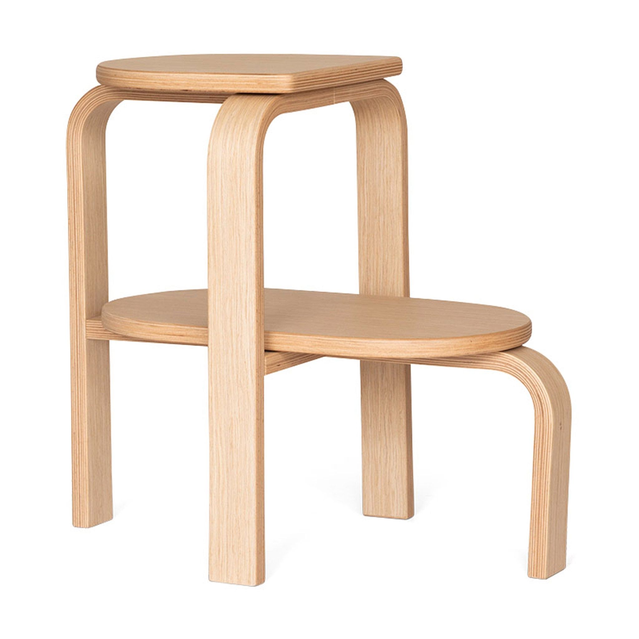 Altura Step Stool &amp; Side Table - Black