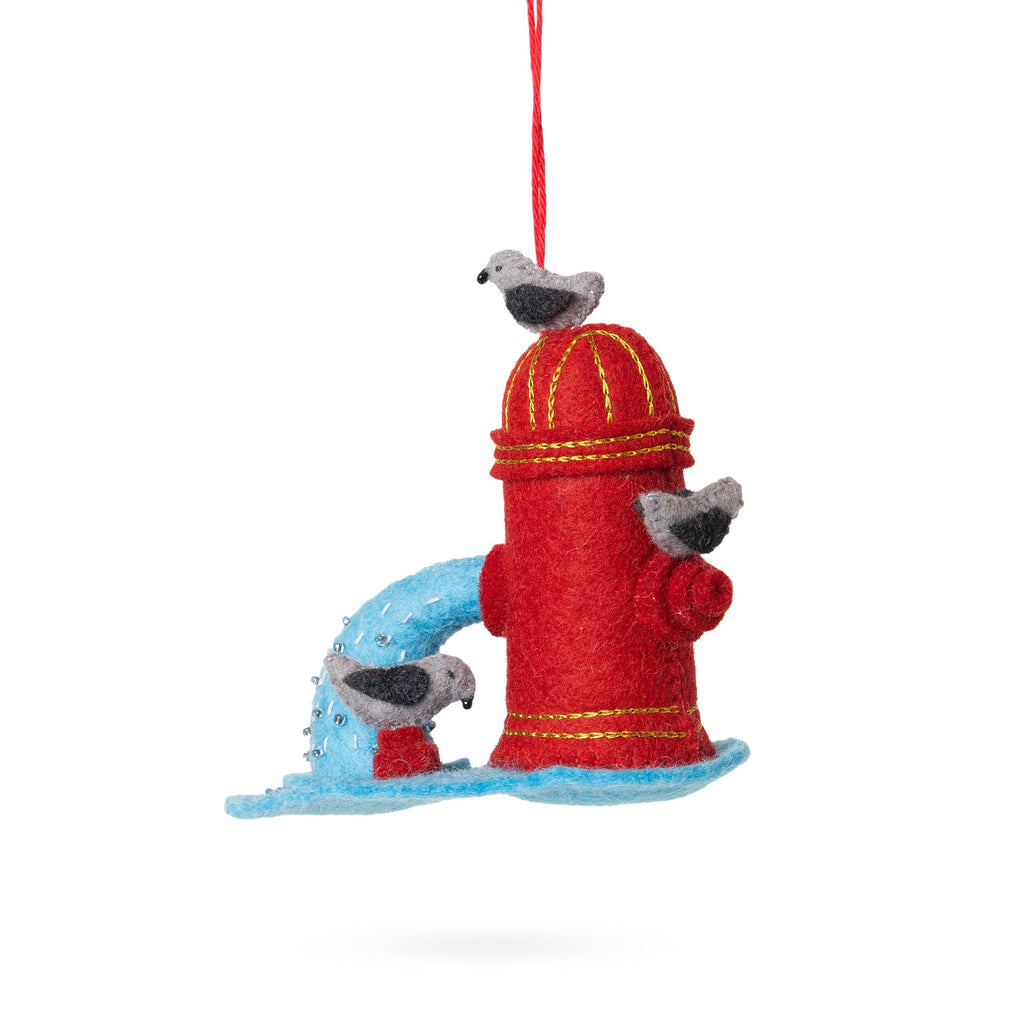 NYC Felt Ornament - Fire Hydrant