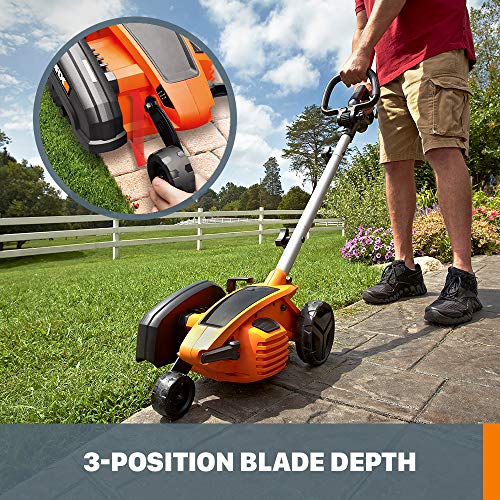 Worx Edger Lawn Tool, Electric Lawn Edger 12 Amp 7.5", Grass Edger &amp; Trencher
