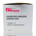 6" Engineered Abrasive Sanding Disc - #2000 Grit - 15/Box