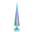 MoMA LED Glass Lighted Tree- Large - Teal Iridescent