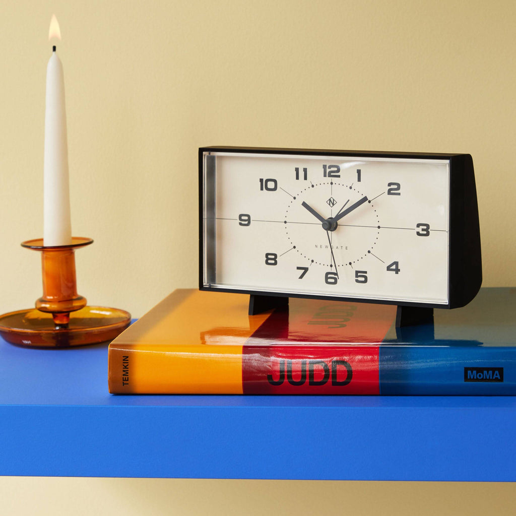 Wideboy Alarm Clock - Black/White