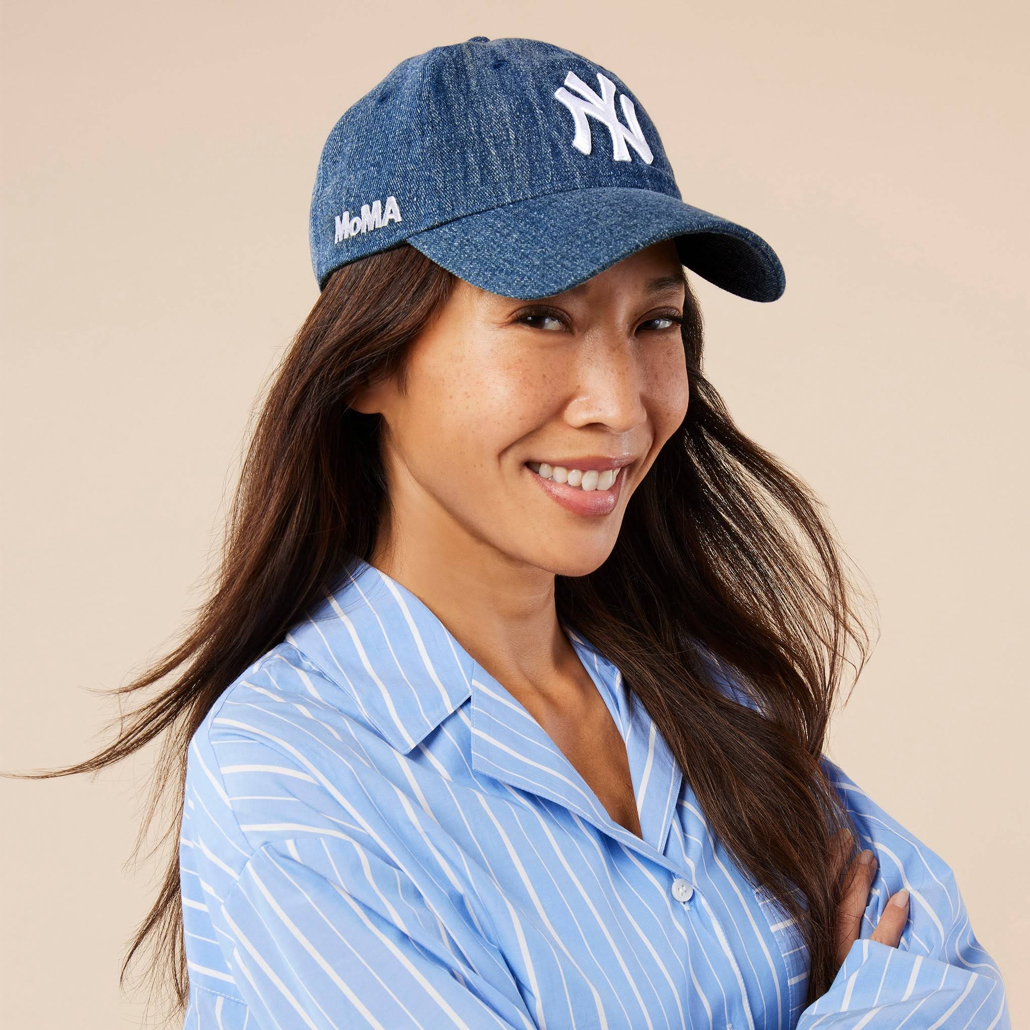 MoMA NY Yankees 9TWENTY Denim Adjustable Baseball Cap