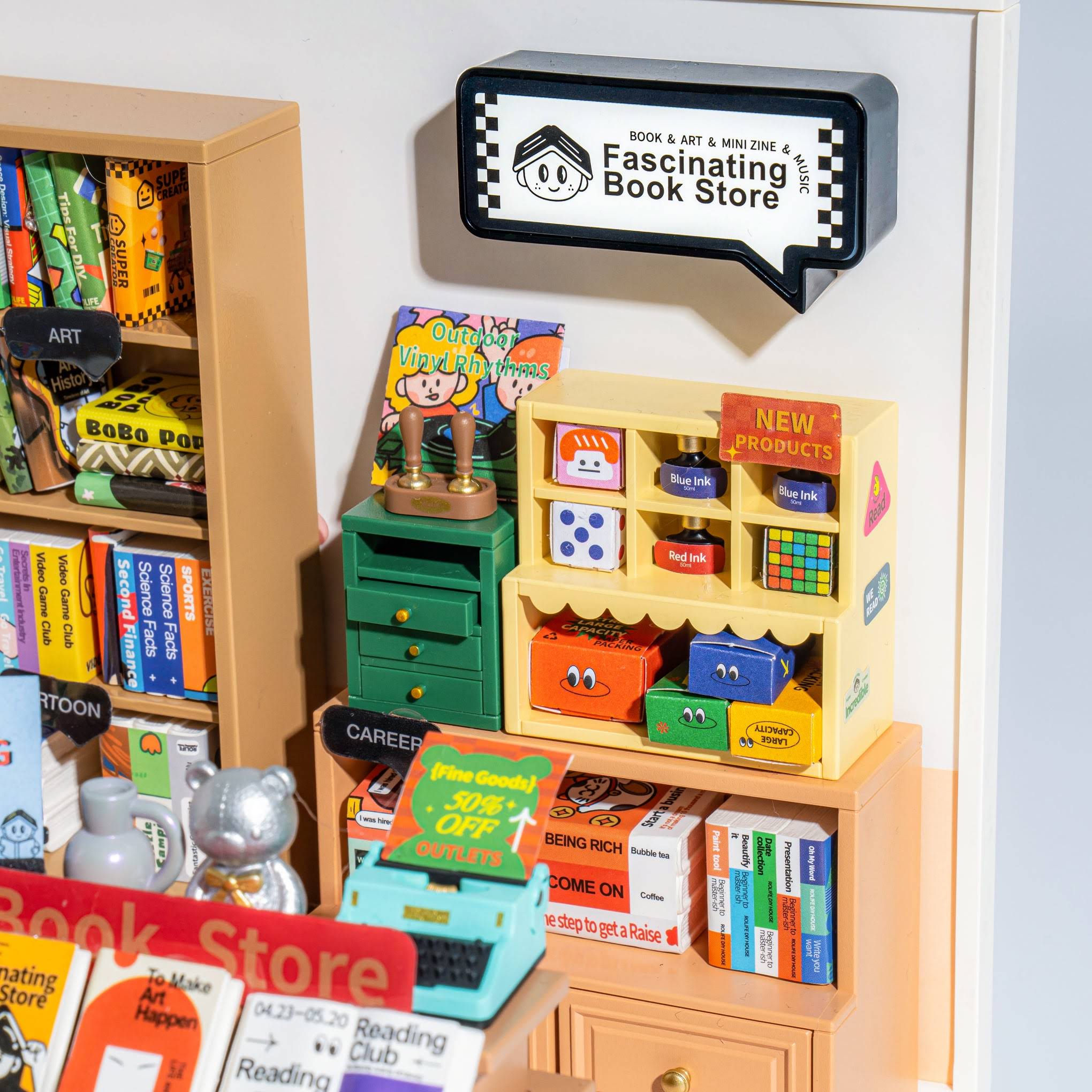 Rolife Super Stores DIY Kits - Bookstore