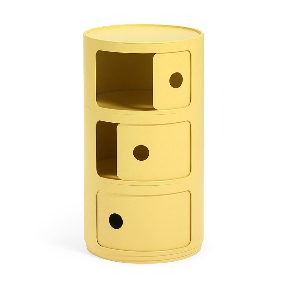 Kartell Bio Componibili 3 Tier Storage - Yellow