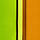 Two-Way Side Table - Green/ Orange