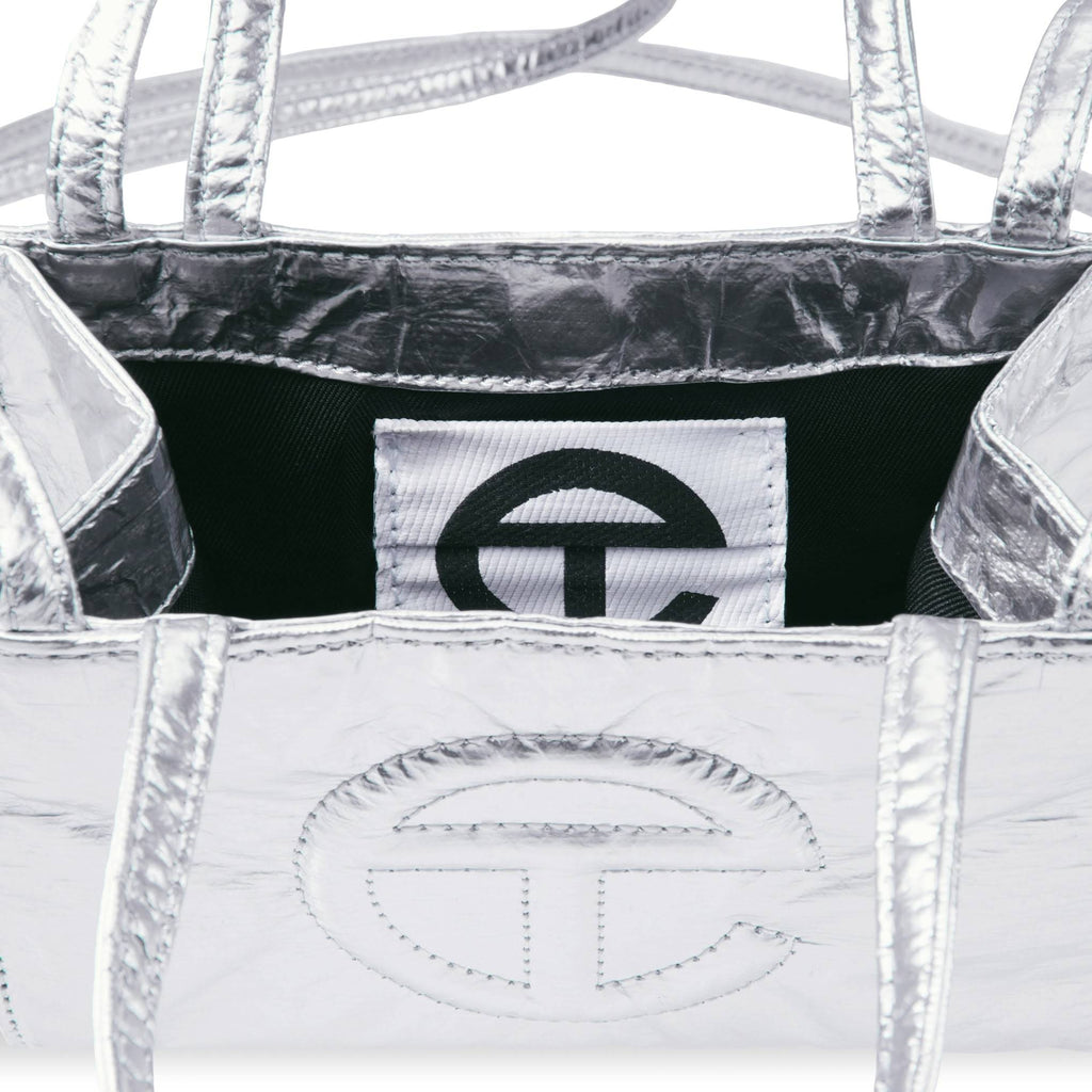Telfar Tyvek Shopping Bag - Silver