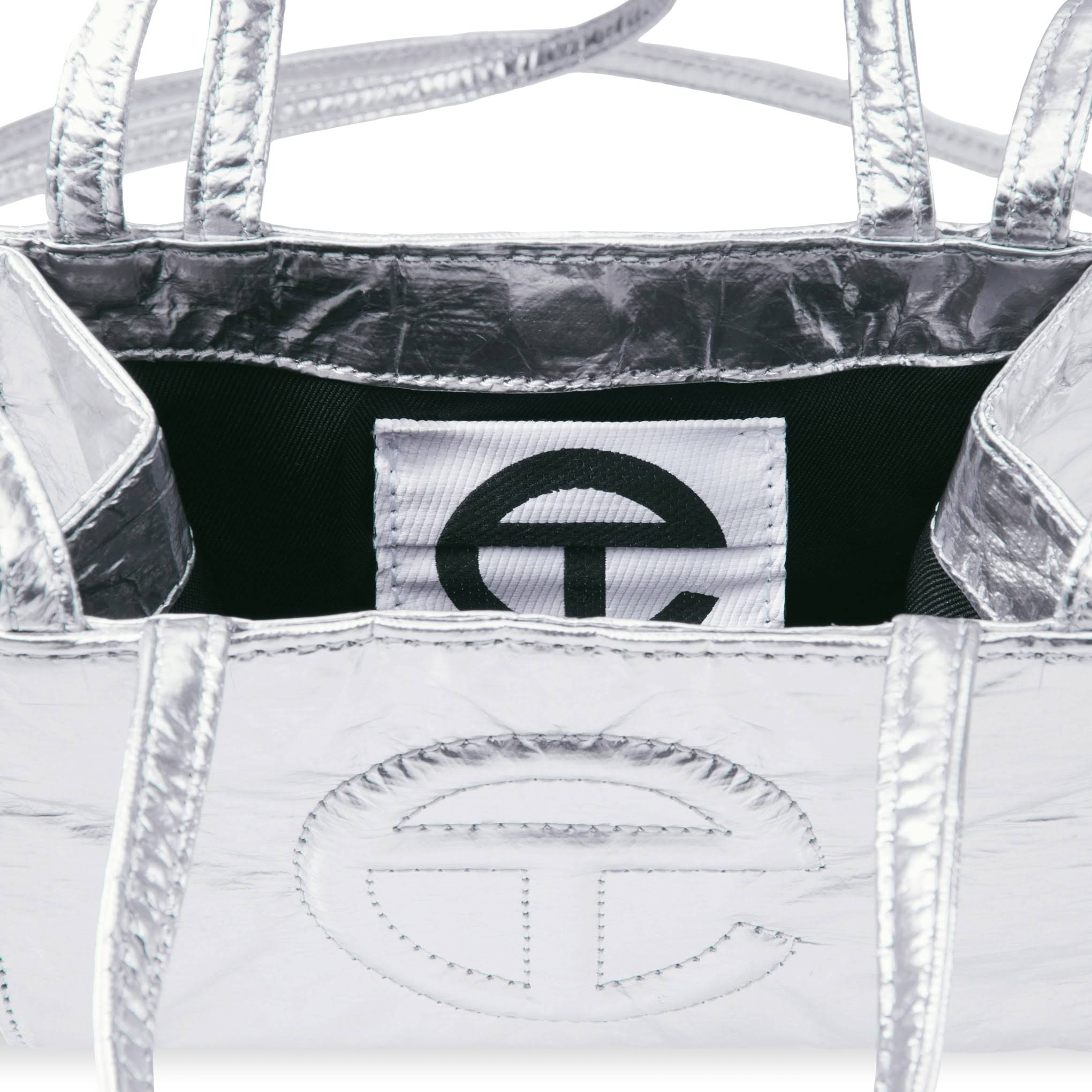 Telfar Tyvek Shopping Bag - Silver