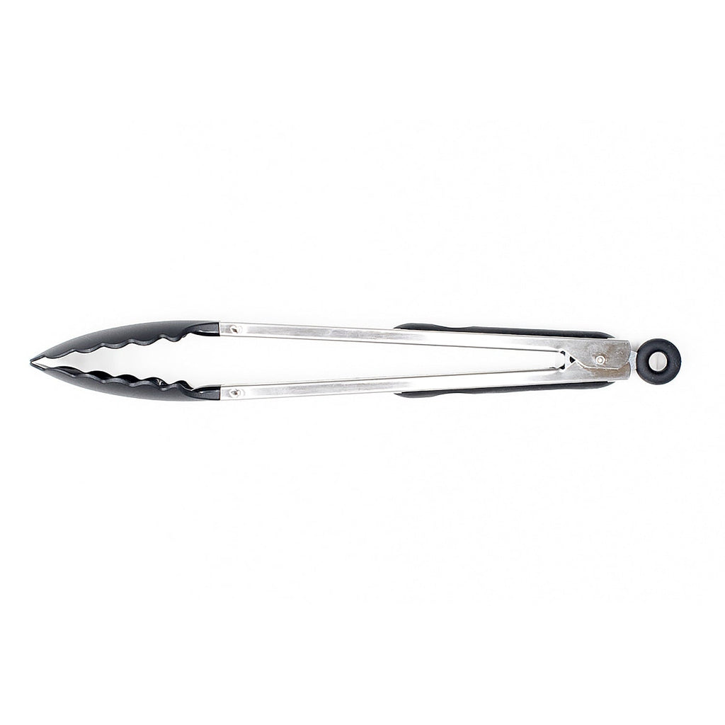 13 Inch Rust Resistant Nylon End Stainless Steel Dripless Kitchen Tongs