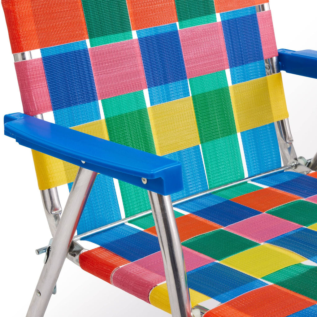 Classic Lawn Chair - Retro Rainbow
