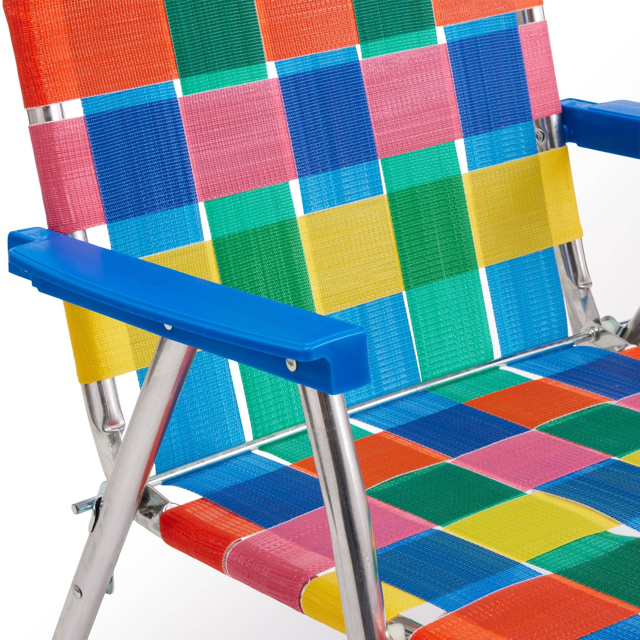 Classic Lawn Chair - Retro Rainbow