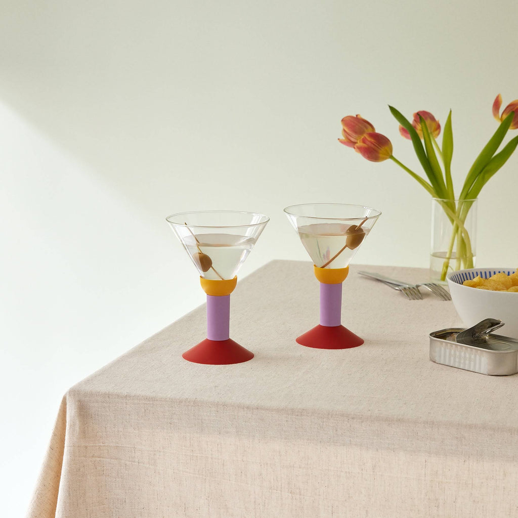 Bodum Oktett Martini Glasses - Set of Two - Multi