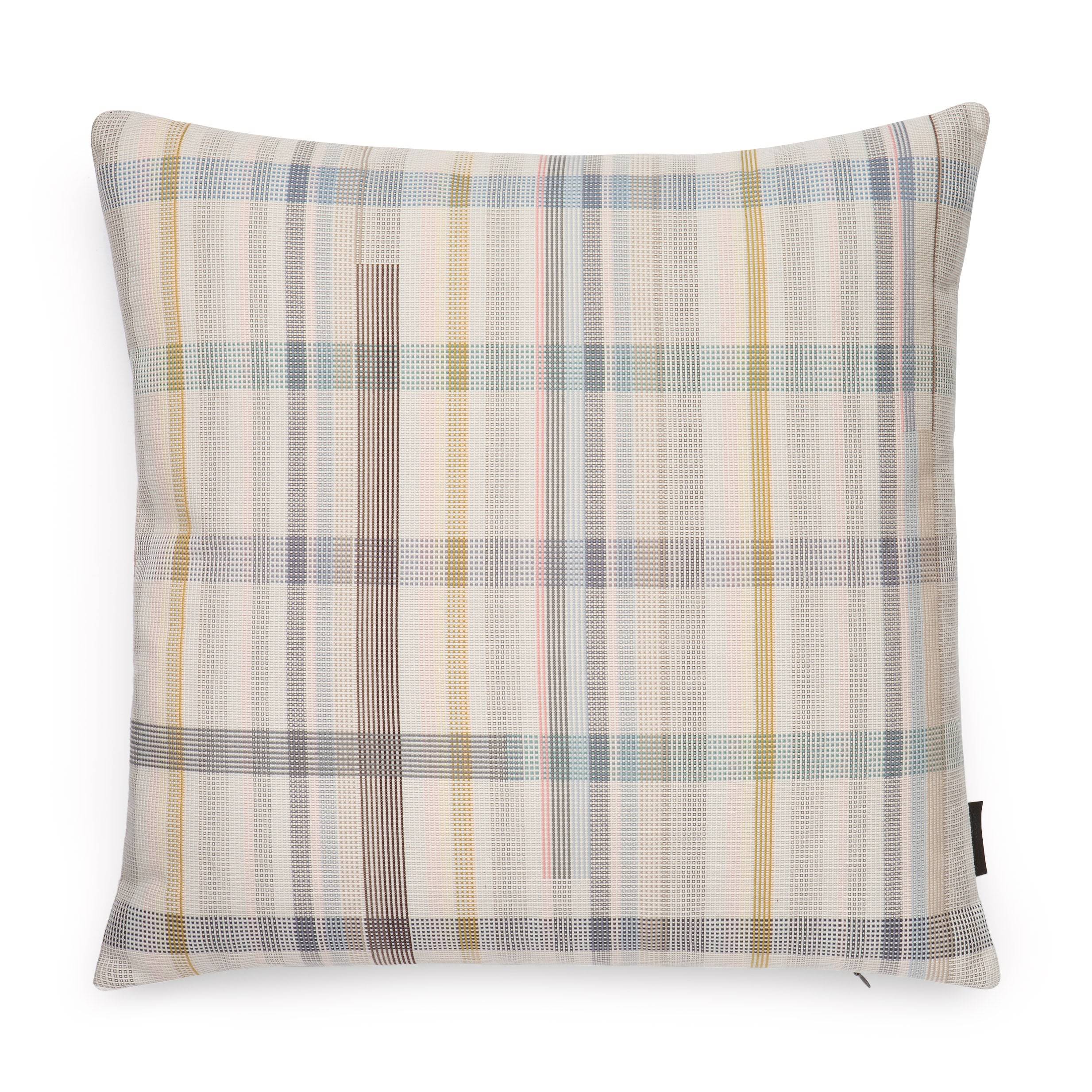 Maharam Darning Sampler Plaid Pillow by Scholten &amp; Baijings