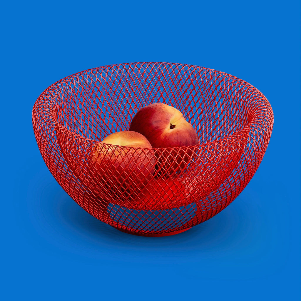 Wire Mesh Bowls - Red