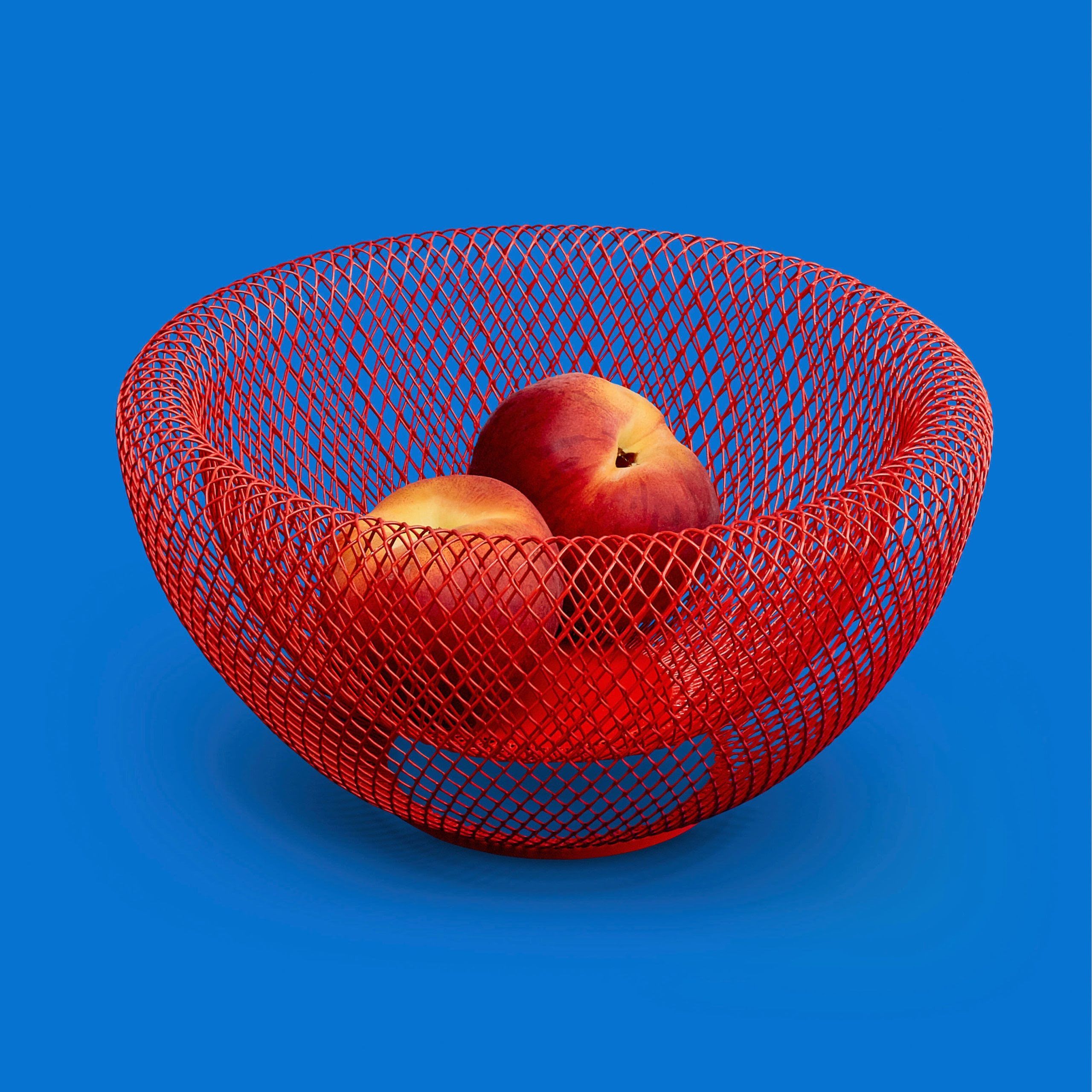 Wire Mesh Bowls - Red
