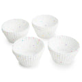 Reusable Non-Stick Silicone Baking Cups (12 Pack) - Standard Size - Confetti