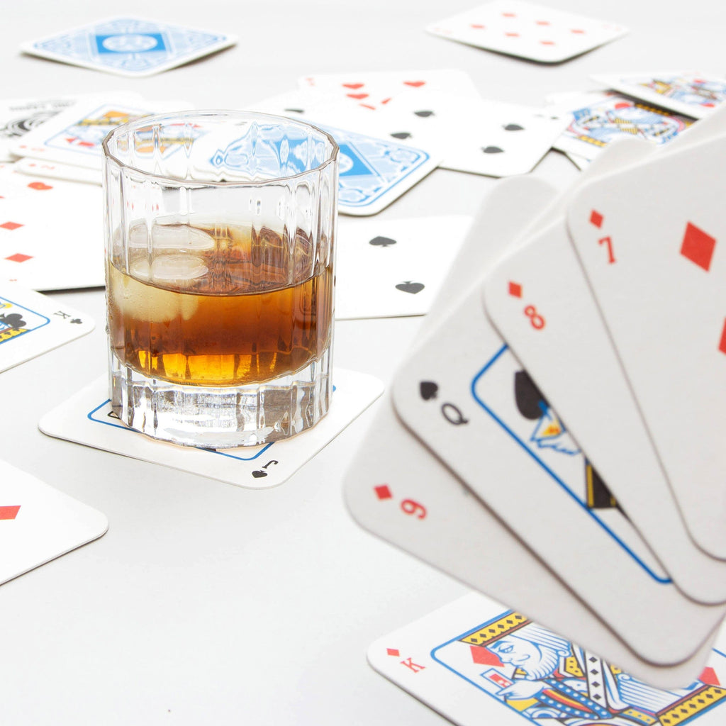Playing Card Paper Coasters - Set of 54