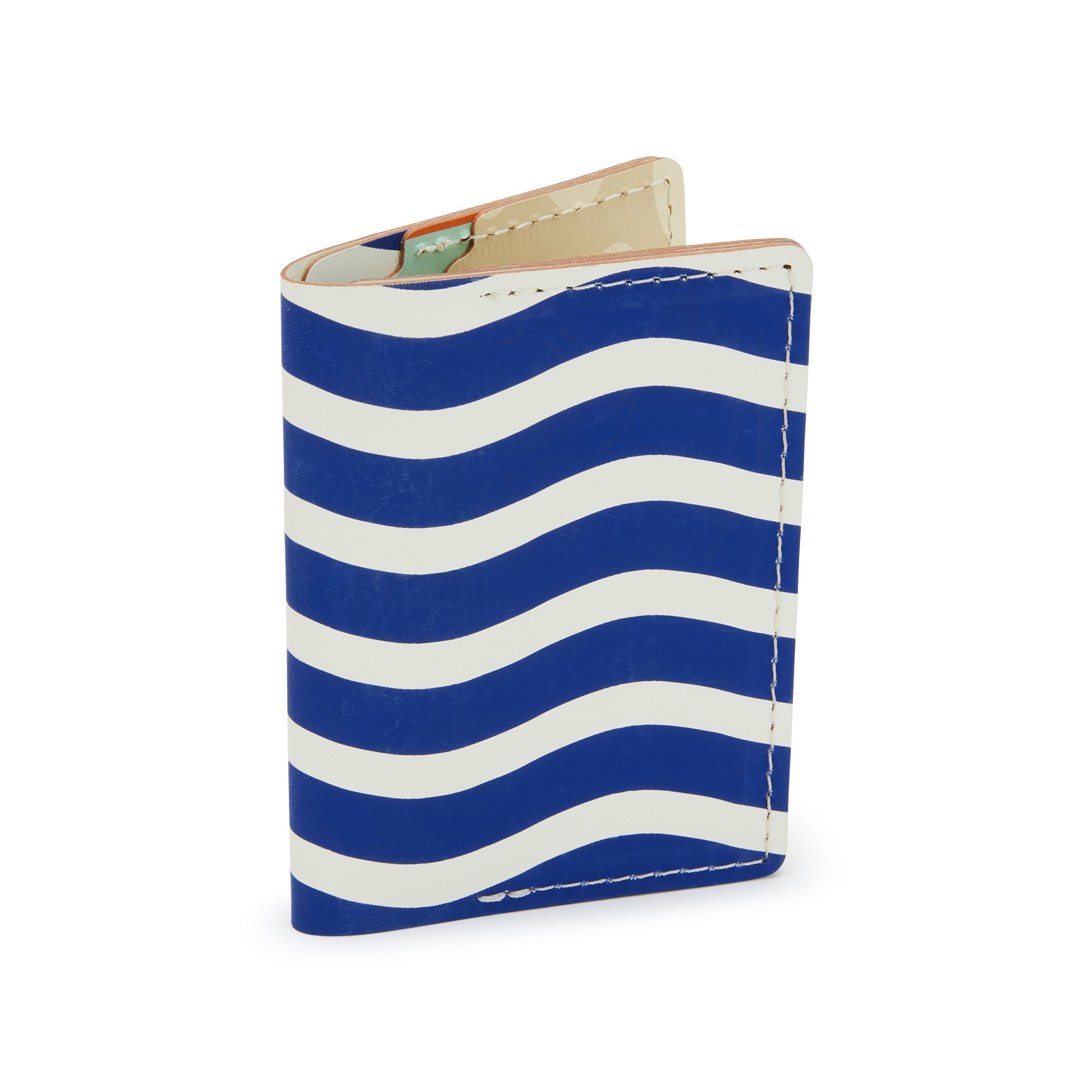 Dusen Dusen Recycled Leather Double Card Holder - Sand