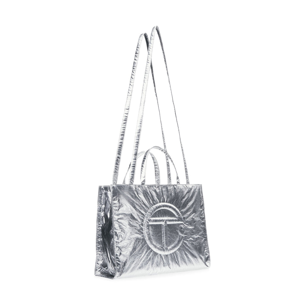 Telfar Tyvek Shopping Bag - Silver