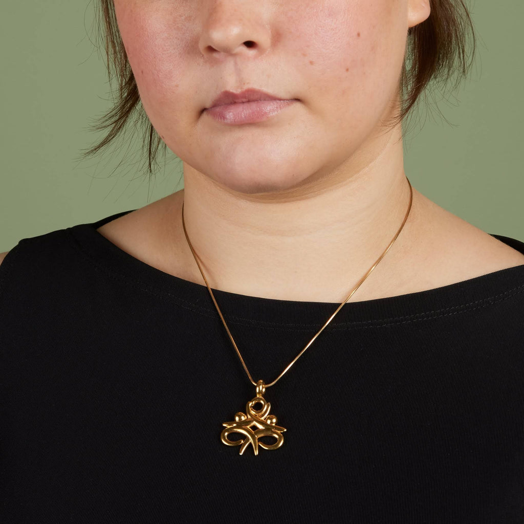 Large Moving Together Pendant Necklace