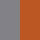 Dusen Dusen Striped Terry Slippers - Orange/ Slate Gray