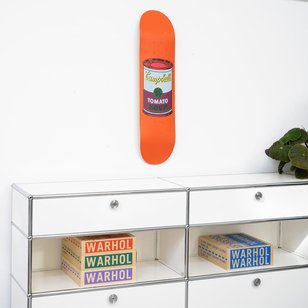 Andy Warhol: Skateboard Colored Campbell's Soup Cans - Purple