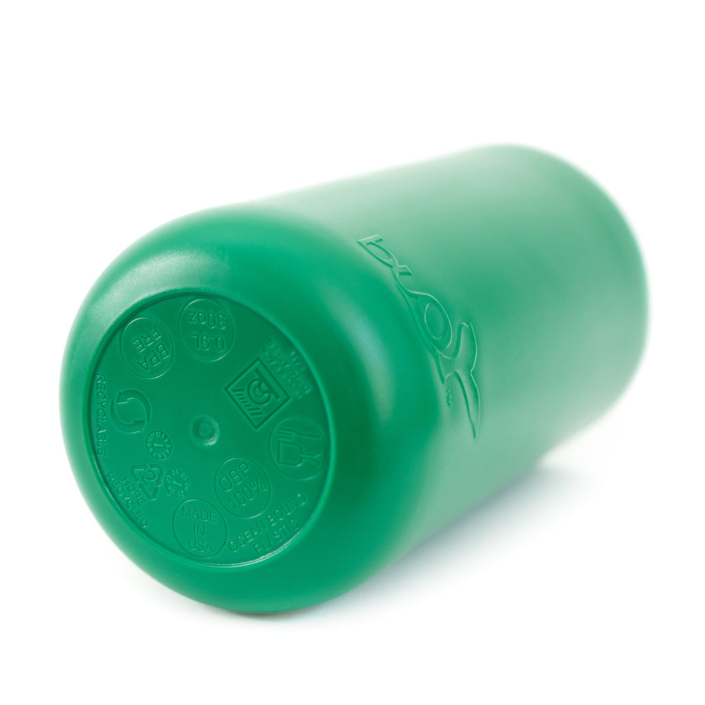 Buoy Recycled Ocean Plastic Water Bottle - Green/ Blue