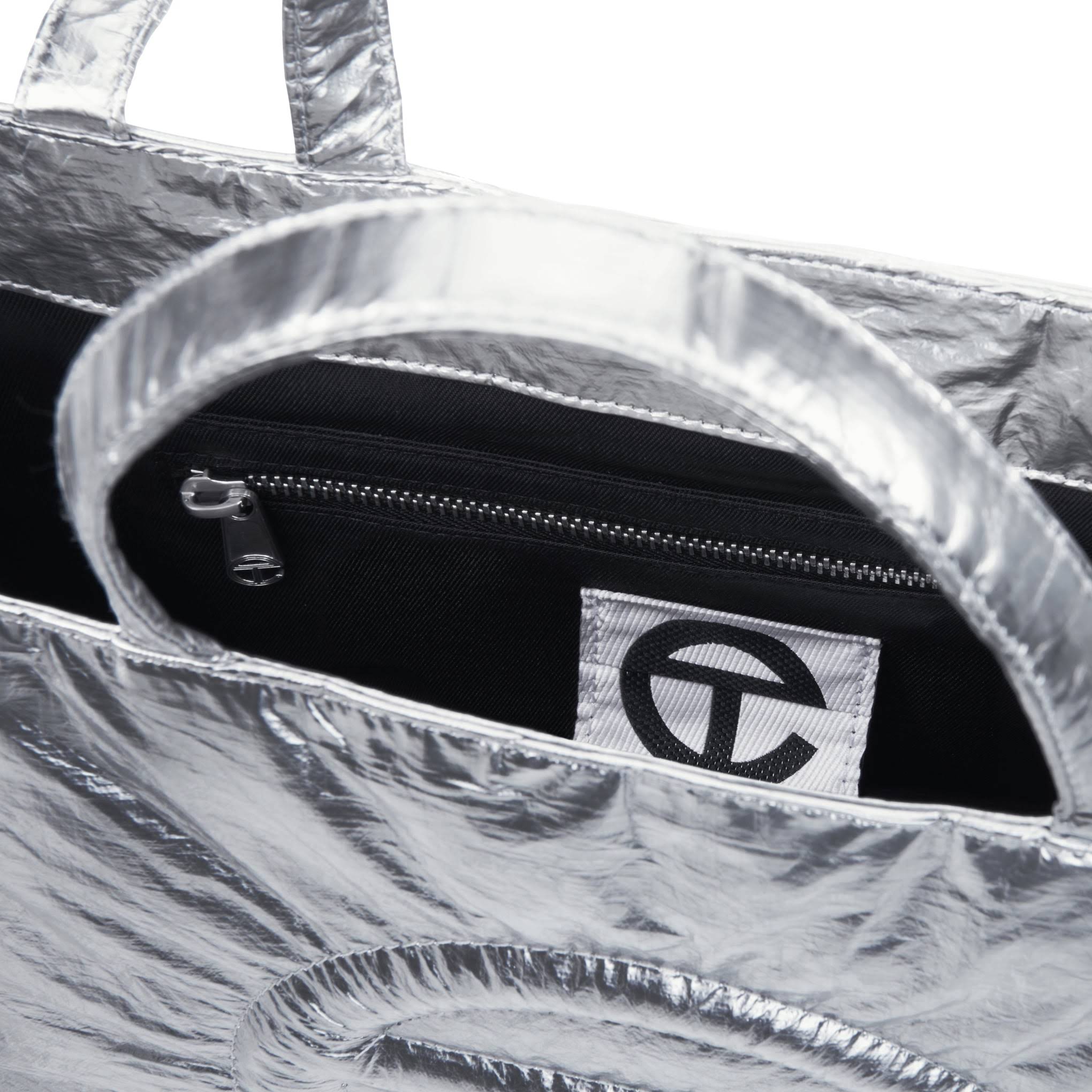Telfar Tyvek Shopping Bag - Silver