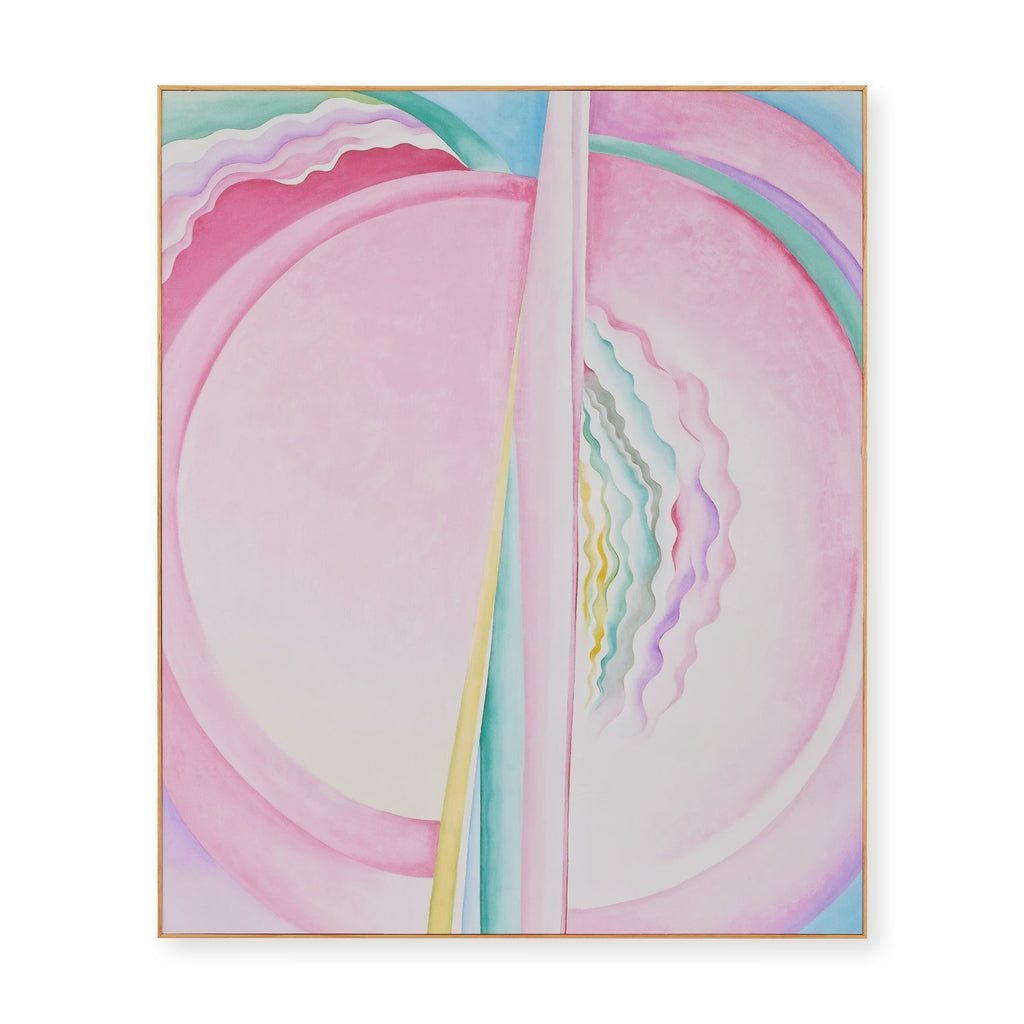 Georgia O'Keeffe Pink Abstraction Framed Print