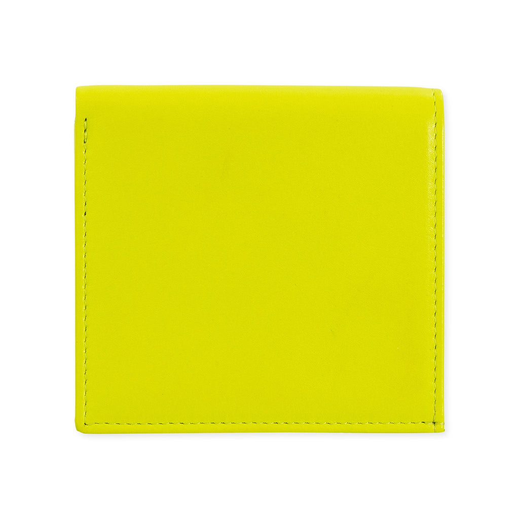 Flavio Leather Snap Wallet - Lime