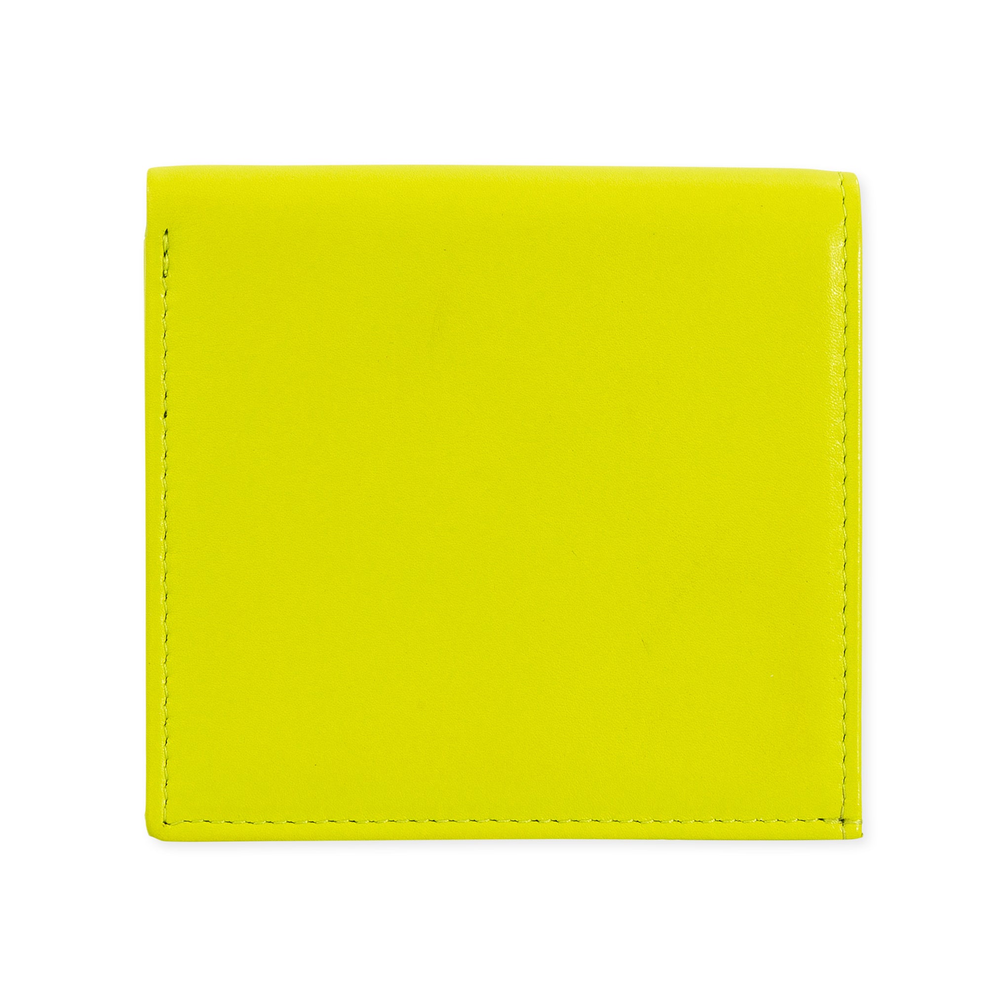 Flavio Leather Snap Wallet - Lime