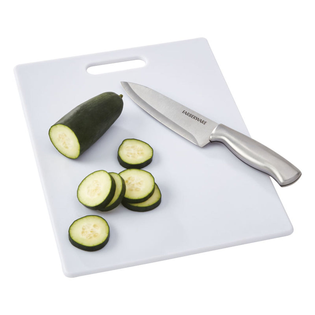 11-inch x 14-inch Poly Kitchen Cutting Board White