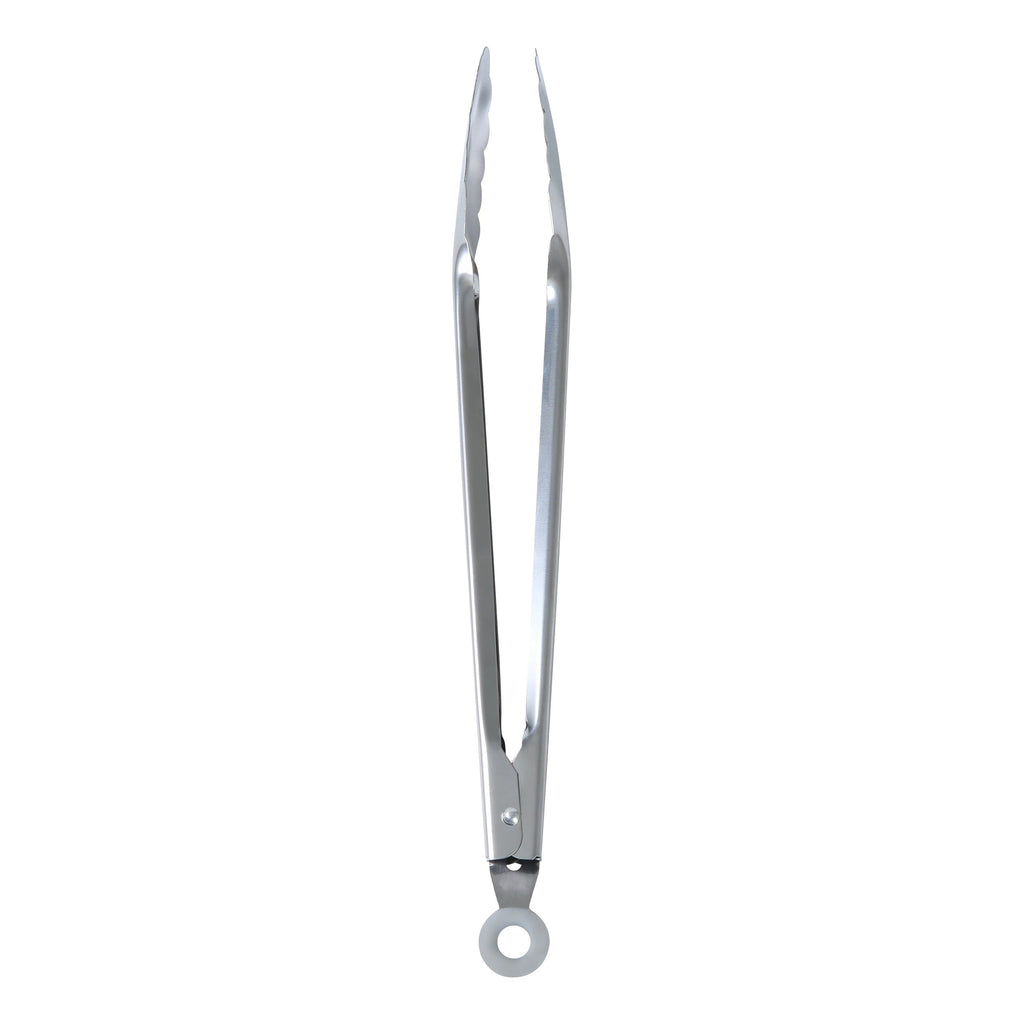 12 Inch Stainless Steel Locking Cooking Tongs with Lock Function - Silver