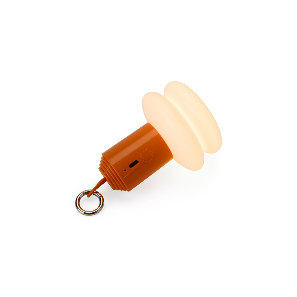 Snowman 8 Mini Portable Lamp - Tangerine