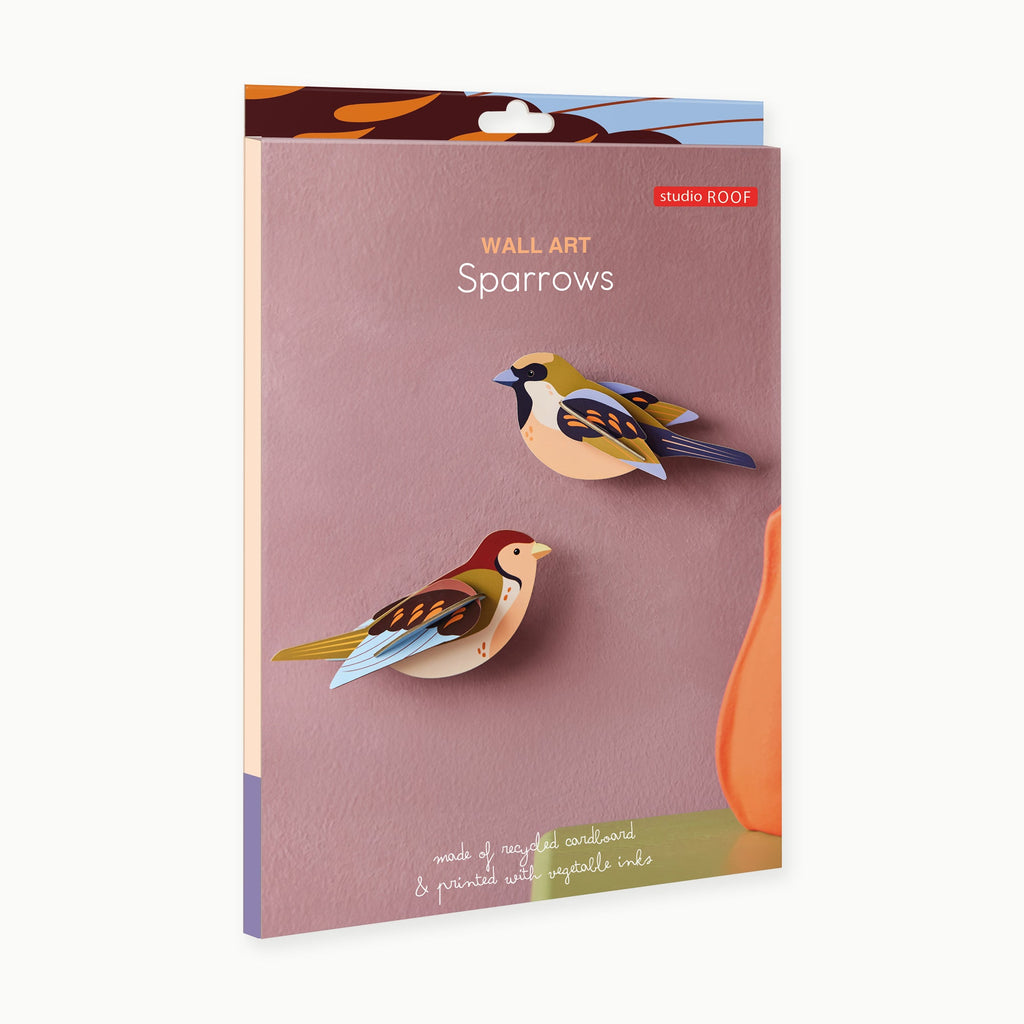 DIY Garden Bird Wall Art Kits - Sparrows