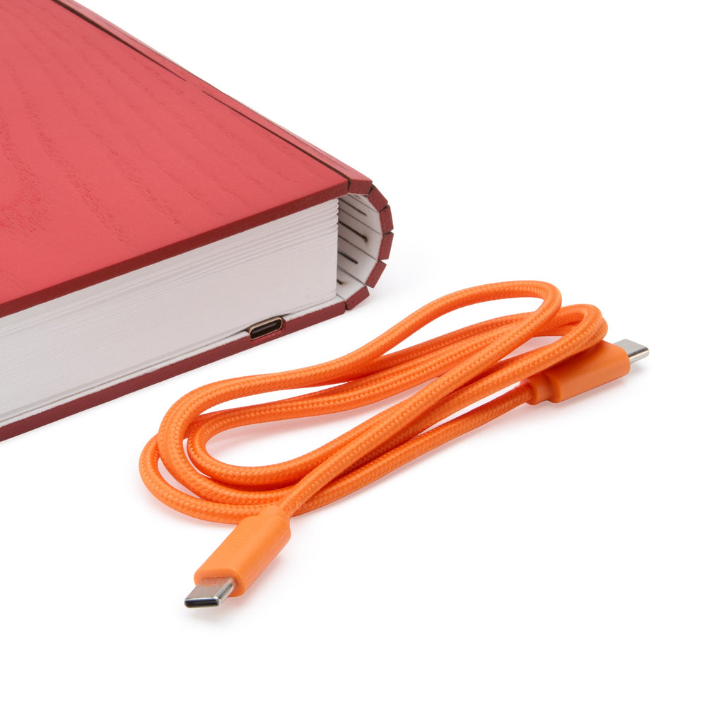 Lumio Book Lamp - Vibrant Red