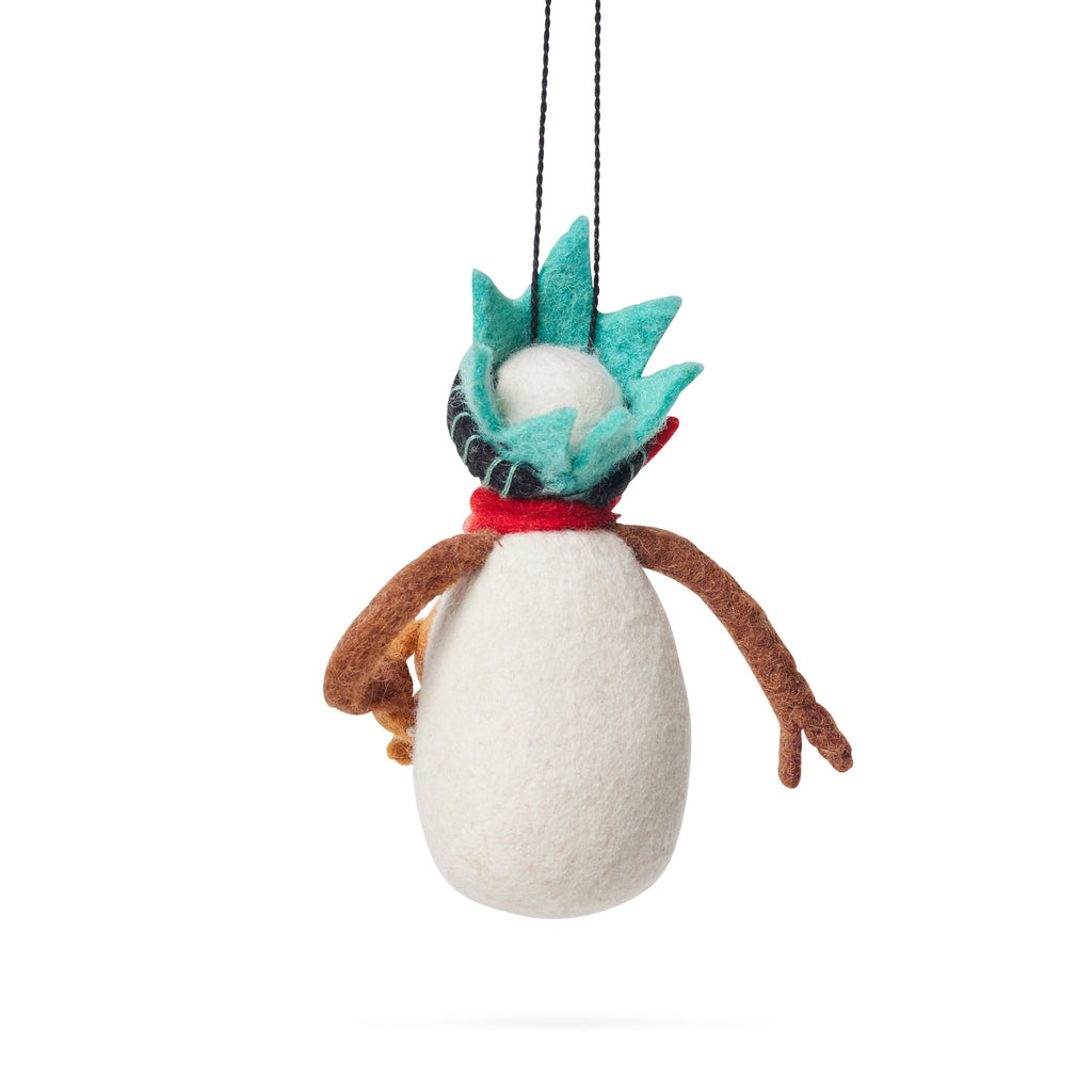 NYC Felt Ornament - Snowman Liberty