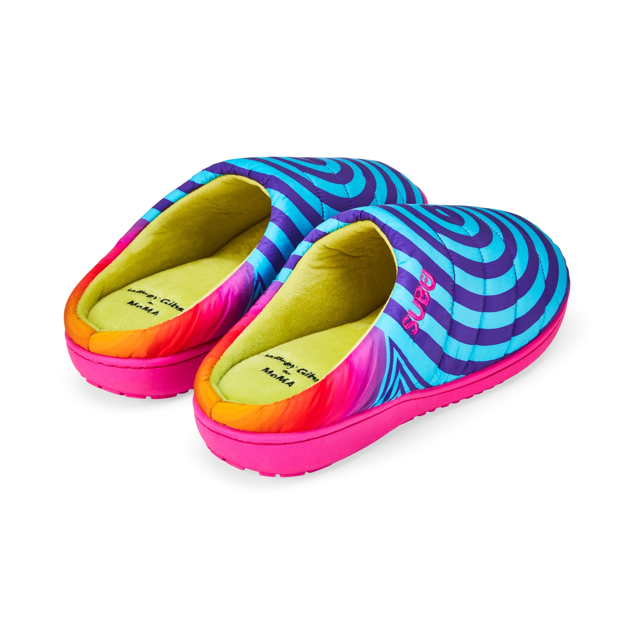 Jeffrey Gibson for MoMA Subu Slippers - Aura Spiral
