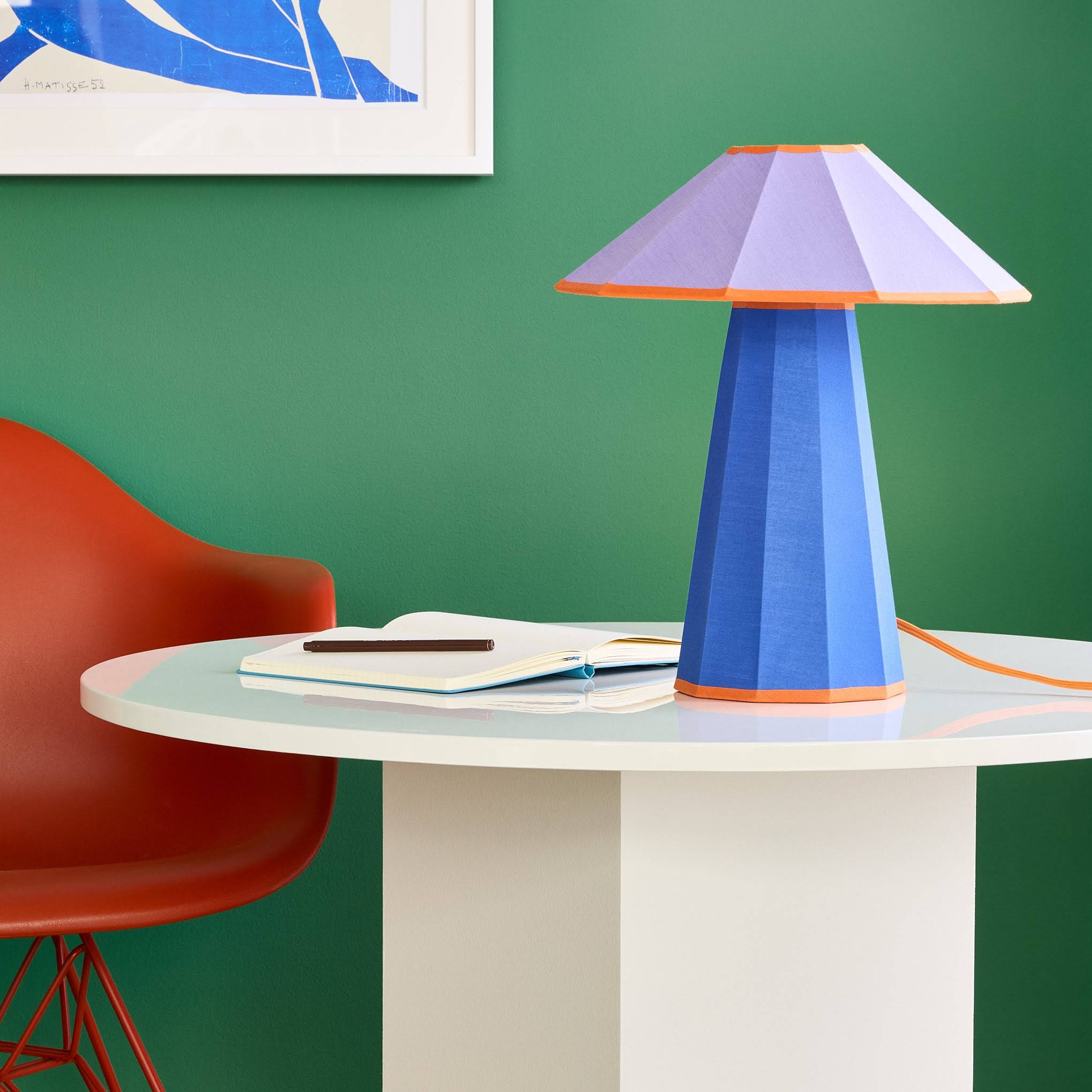 Trimme Table Lamp - Blue/ Purple