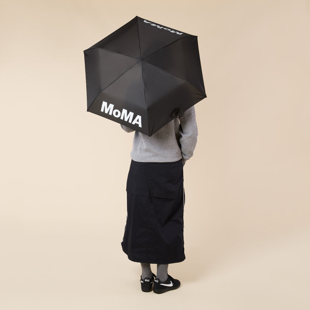 MoMA Mini Logo Automatic Recycled Plastic Umbrella