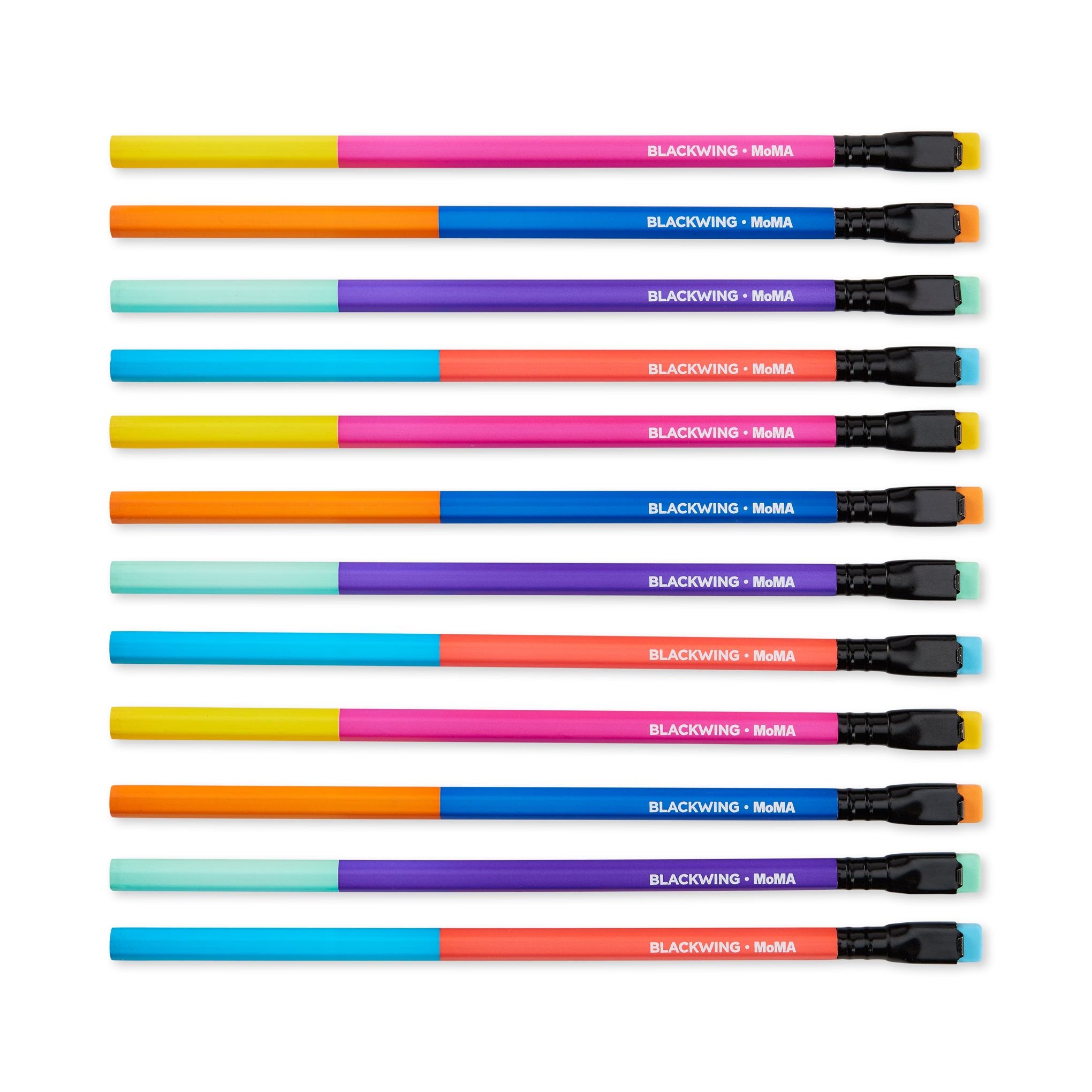 Blackwing MoMA Color Block Pencils - Set of 12