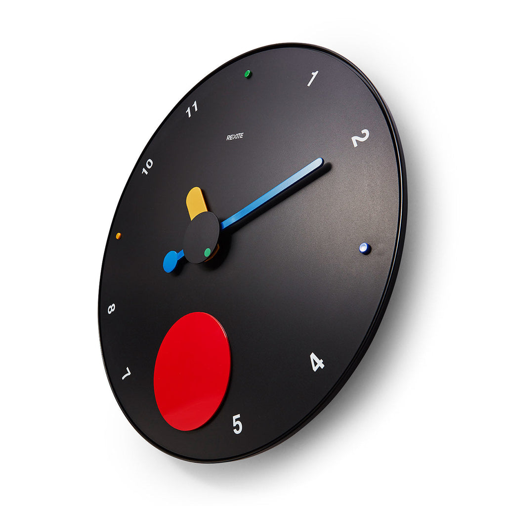 Contrattempo Wall Clock - Black