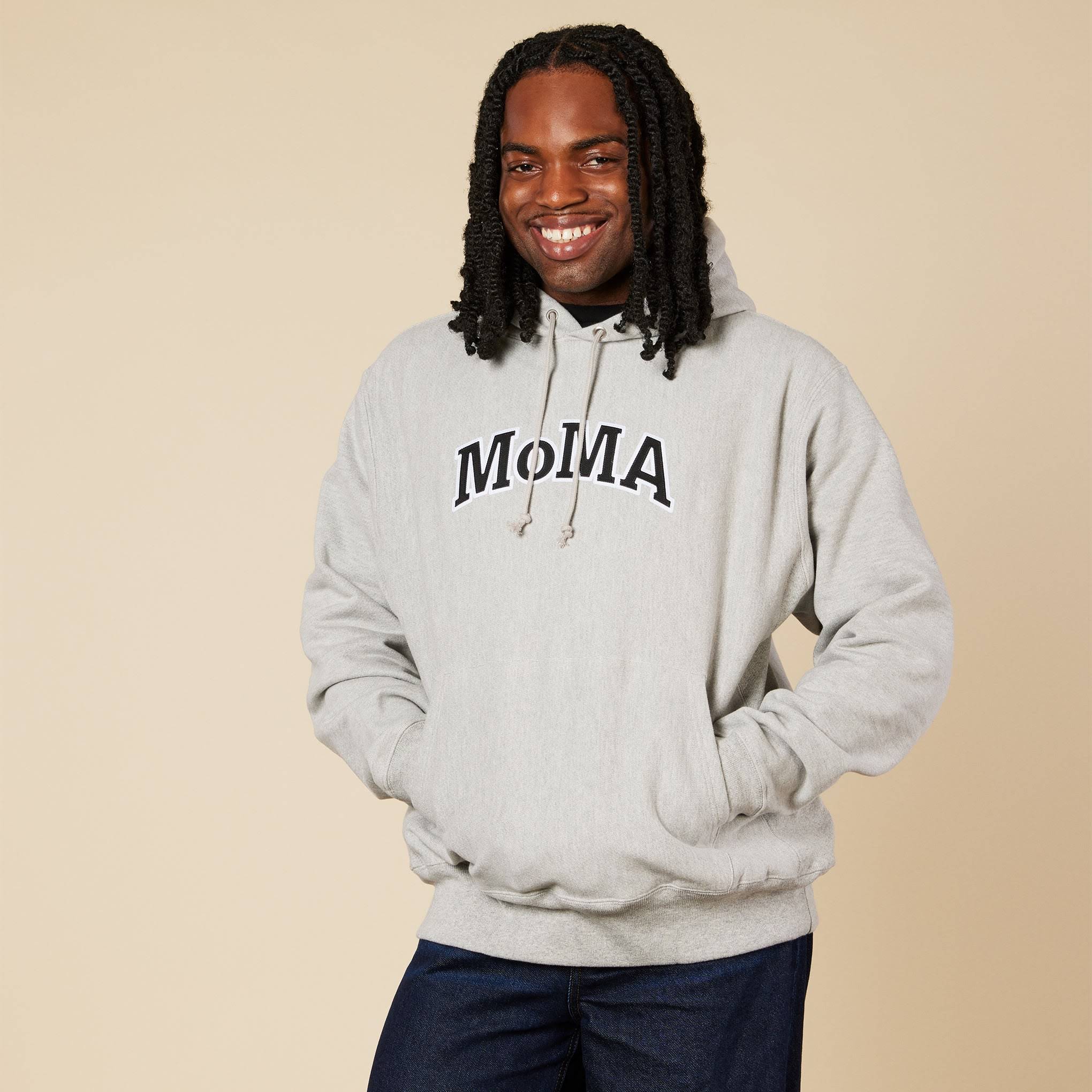 Champion Hoodie - MoMA Edition - Oxford Gray