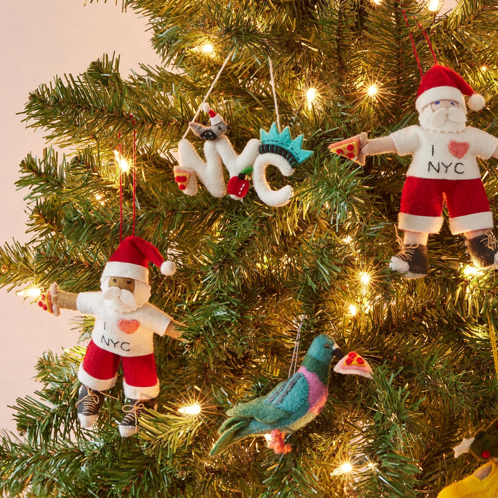 NYC Felt Ornament - Pigeon
