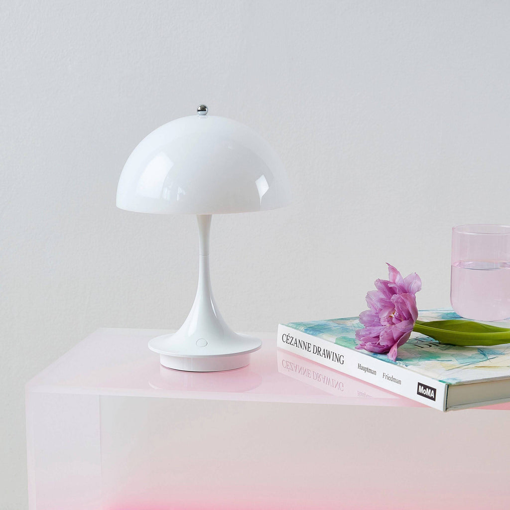 Panthella 160 Portable Table Lamp - White