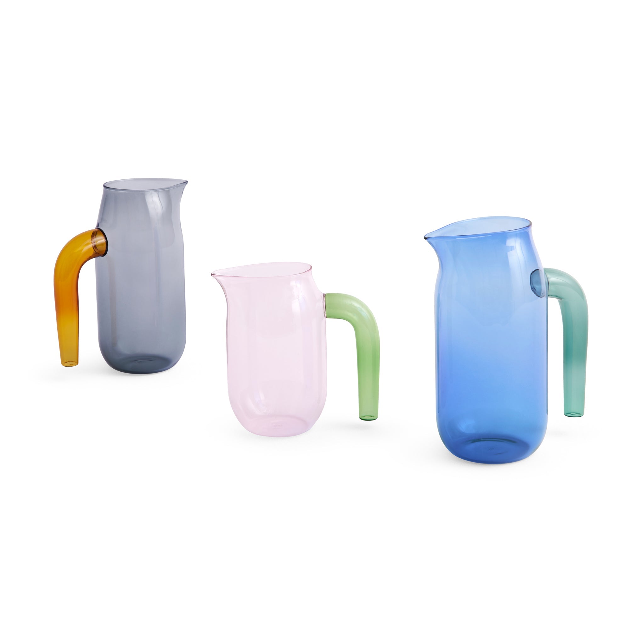 HAY Glass Jug - Charcoal