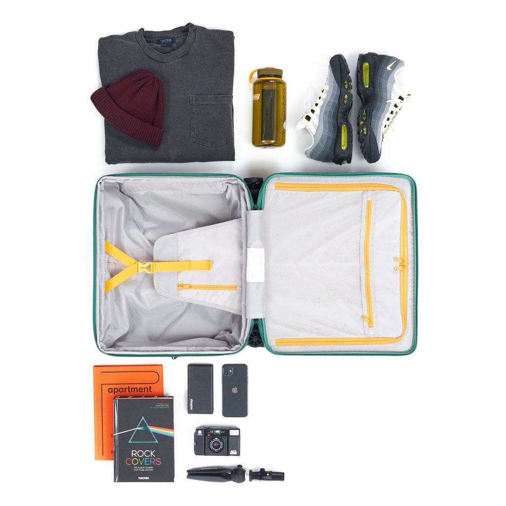 Square Expandable Suitcase with TT Handle - Carry-On