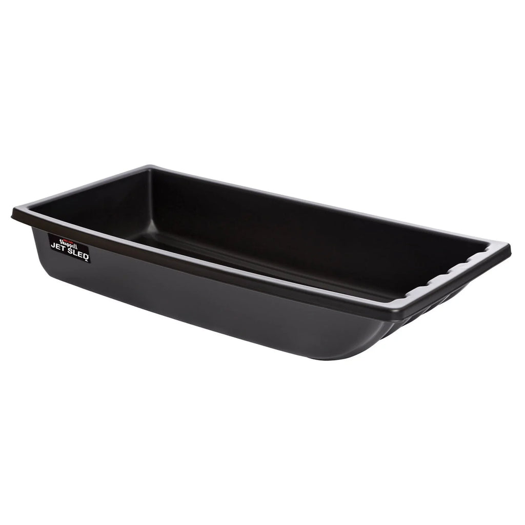 Eagle Claw Shappell Plastic 66 In. Poly Jet Sled, Black, Extra Large, Hunting Game Cart